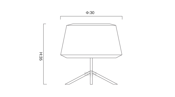 BVH博威灯饰 can table lamp 小号台灯